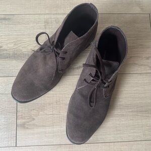 Men's Banana Republic Brown Suede Leather Shoes Size 10